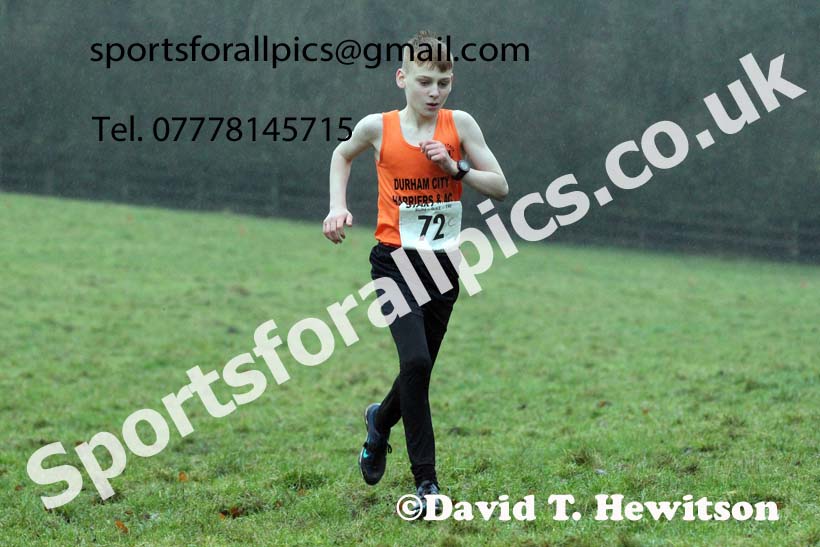 Boys under-15s, NECAA Junior Cross Country Relays, Thornley Farm, Peterlee, Saturday, December 12th. Photo: David T. Hewitson/Sports for All Pics